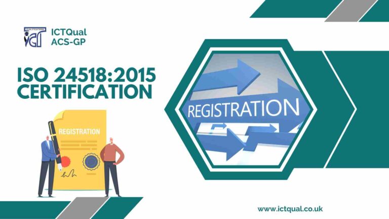 ISO 24518:2015 certification for company registration