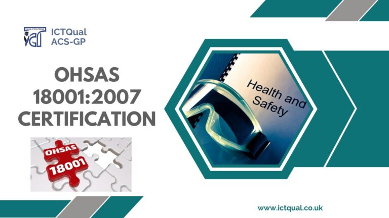 OHSAS 18001:2007 Certification for Company Registration
