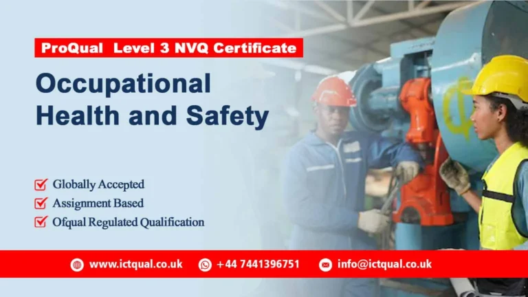 ProQual Level 3 NVQ Certificate In Occupational Health and Safety