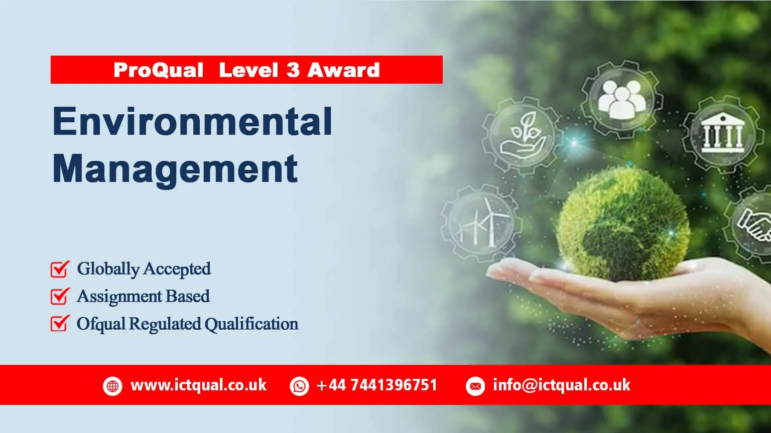 ProQual Level 3 Award in Environmental Management