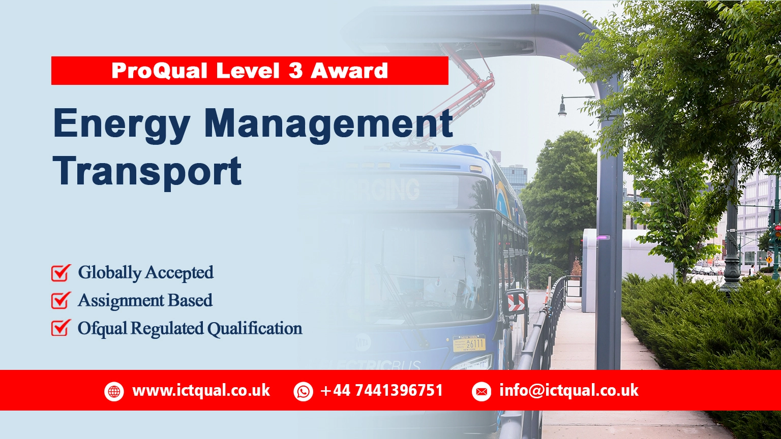 ProQual Level 3 Award in Energy Management Transport