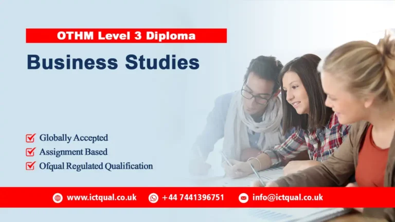 OTHM Level 3 Diploma in Business Studies
