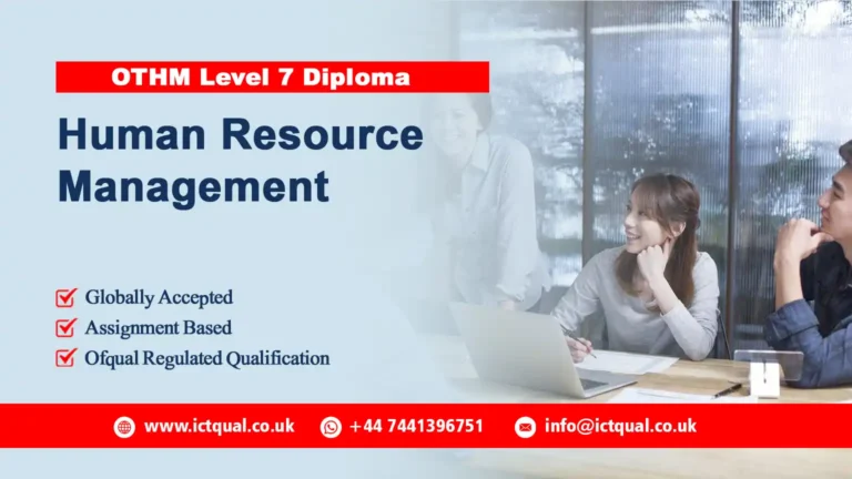 OTHM Level 7 Diploma in Human Resource Management