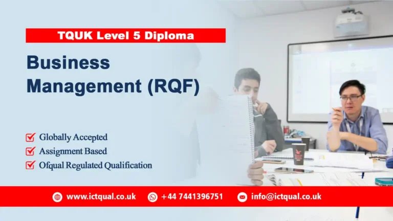TQUK Level 5 Diploma in Business Management (RQF)