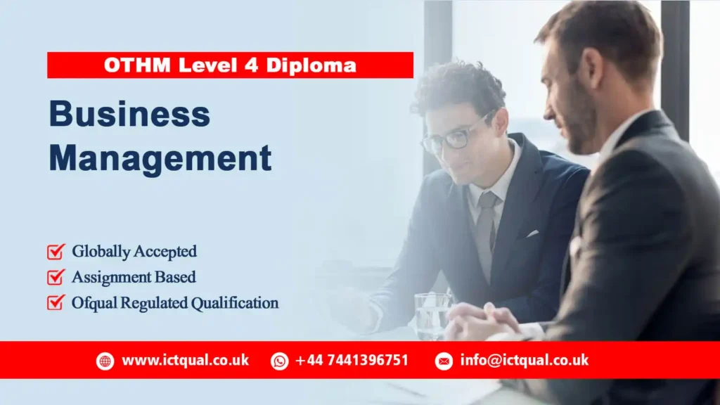 OTHM Level 4 Diploma in Business Management