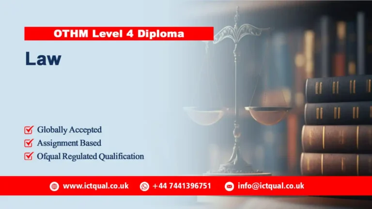 OTHM Level 4 Diploma in Law
