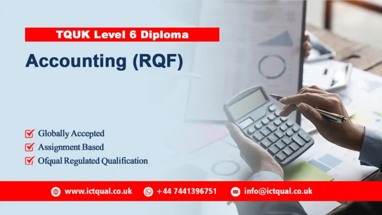 TQUK Level 6 Diploma in Accounting (RQF)