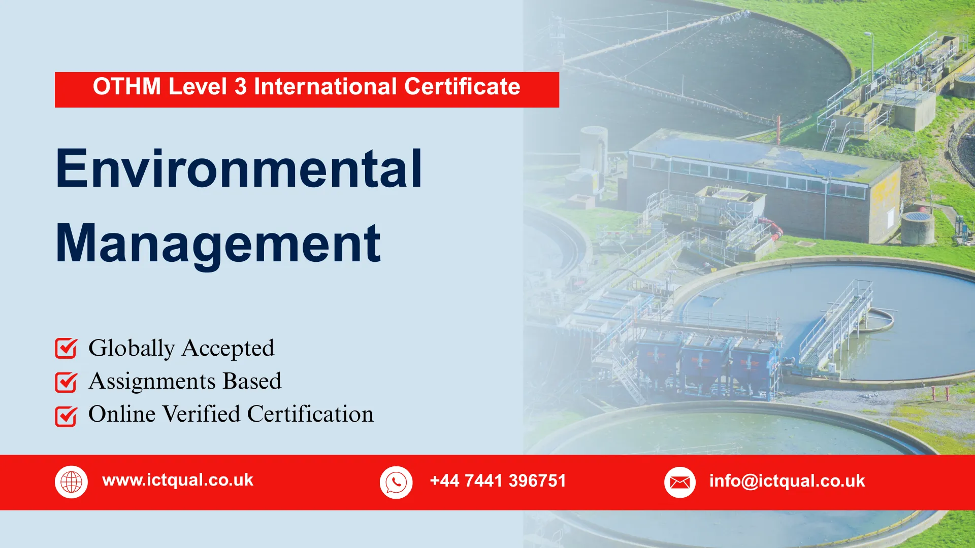 OTHM Level 3 International Certificate in Environmental Management