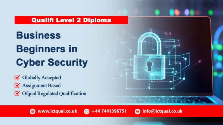 Qualifi Level 2 Diploma in Business Beginners in Cyber Security