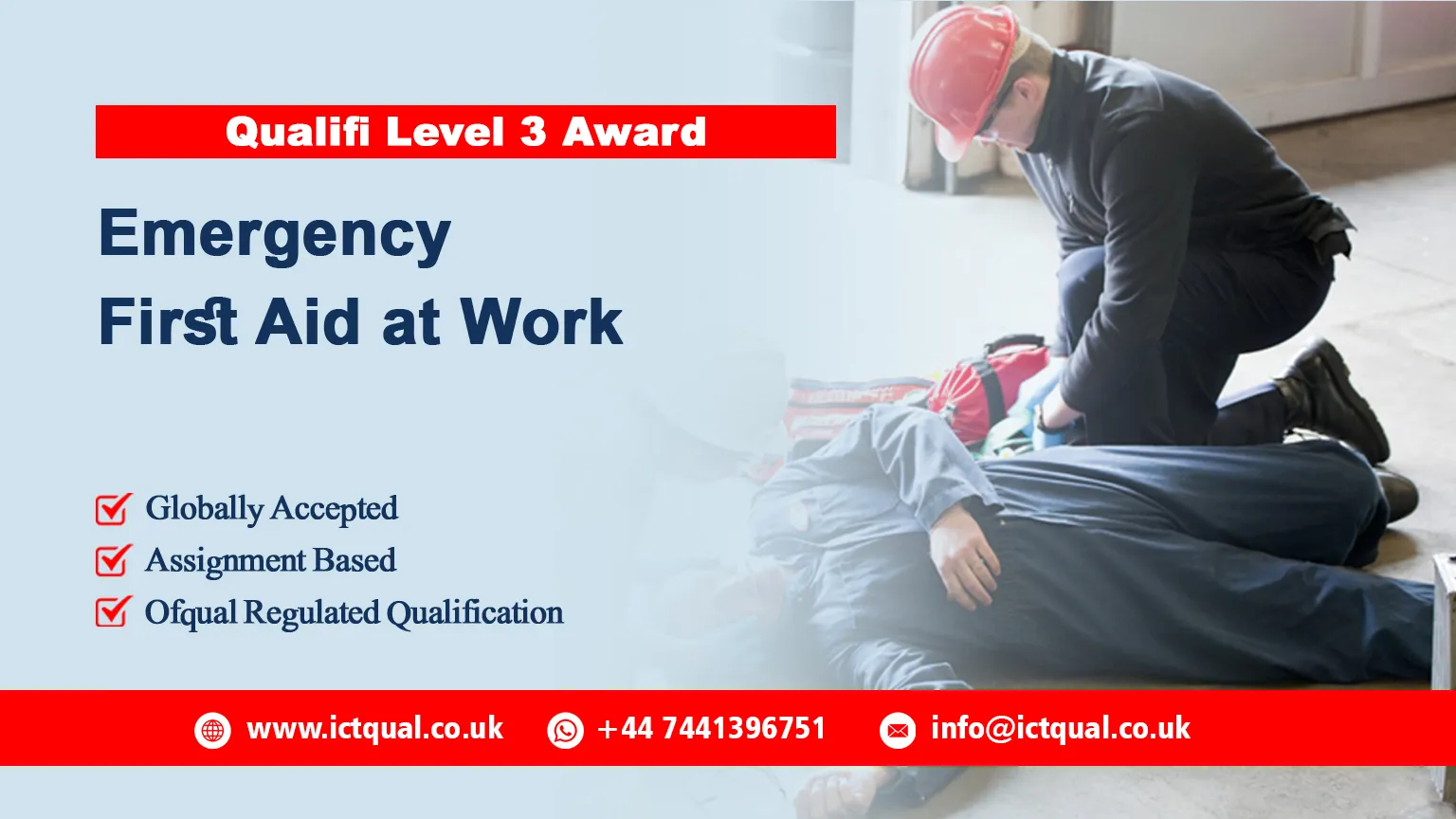 Qualifi Level 3 Award in Emergency First Aid at Work