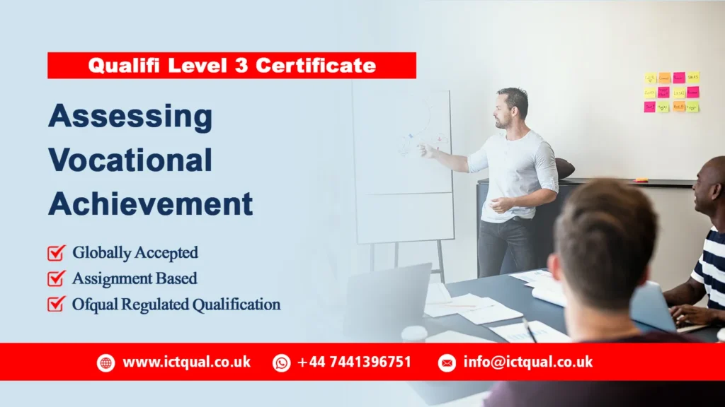 Qualifi Level 3 Certificate in Assessing Vocational Achievement