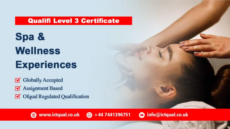 Qualifi Level 3 Certificate in Spa and Wellness Experiences