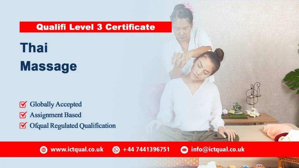 Qualifi Level 3 Certificate in Thai Massage