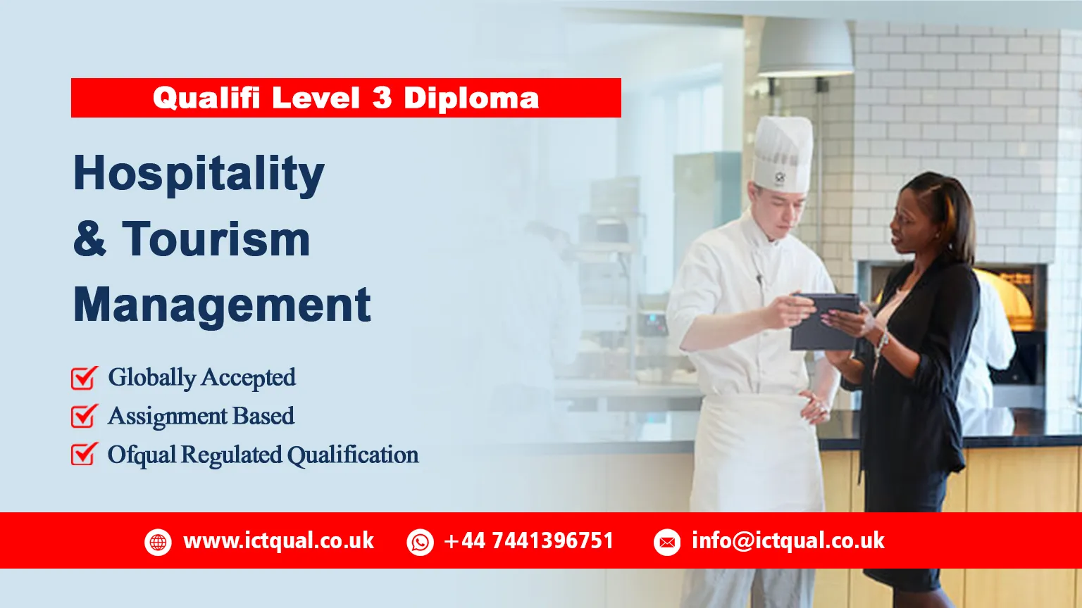 Qualifi Level 3 Diploma in Hospitality and Tourism Management