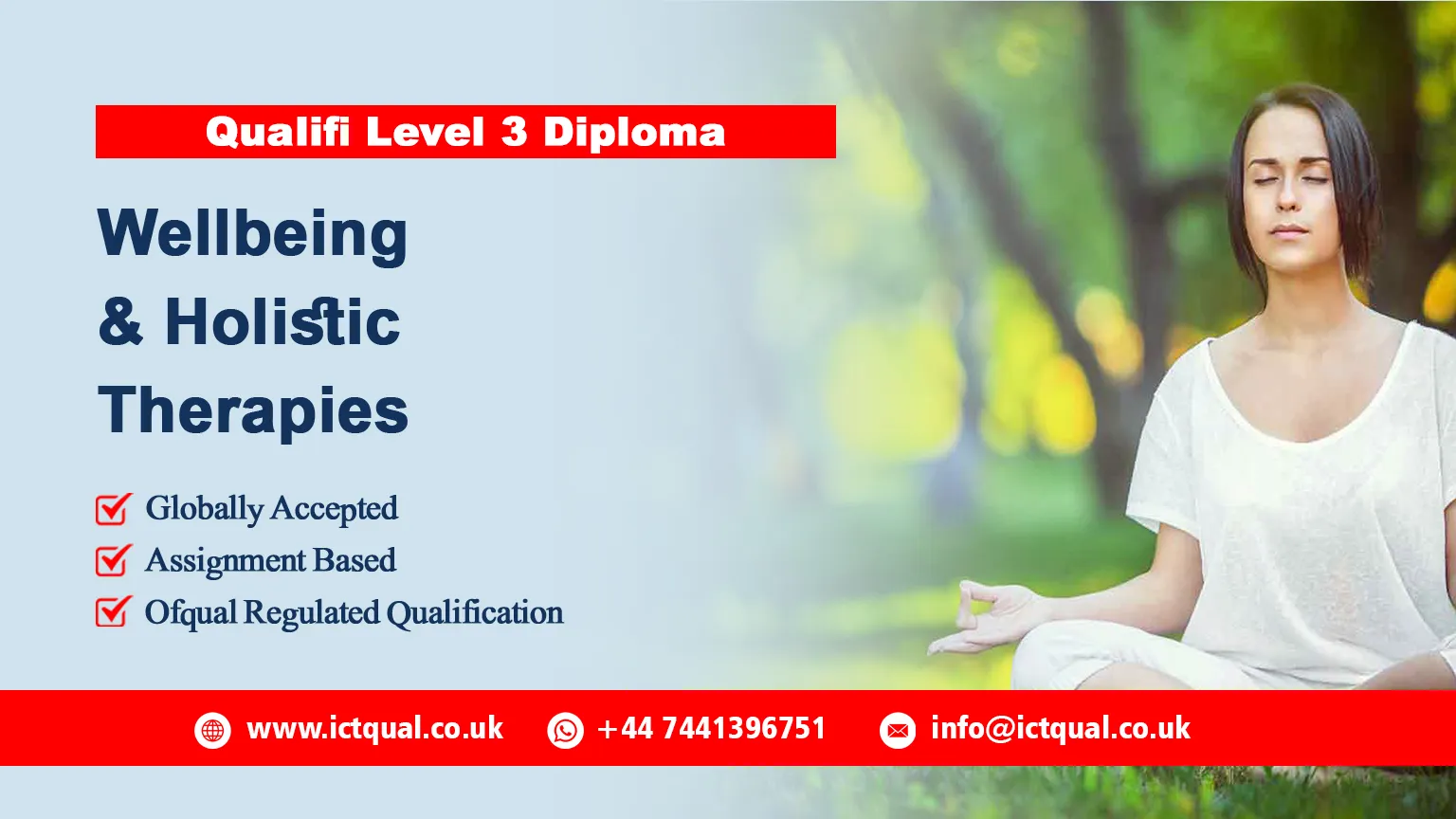 Qualifi Level 3 Diploma in Wellbeing and Holistic Therapies