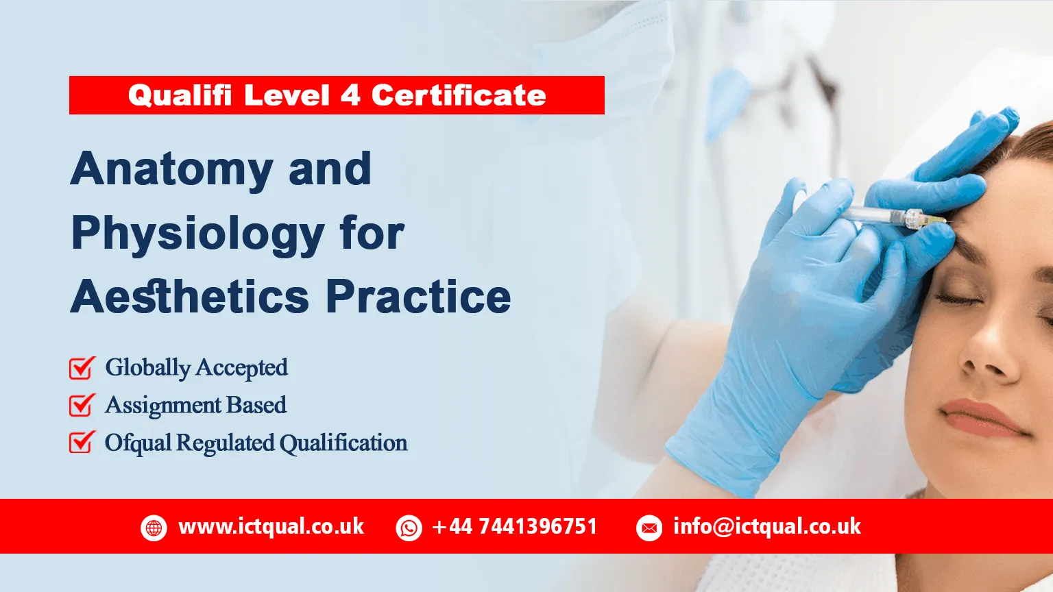 Qualifi Level 4 Certificate in Anatomy and Physiology for Aesthetics Practice