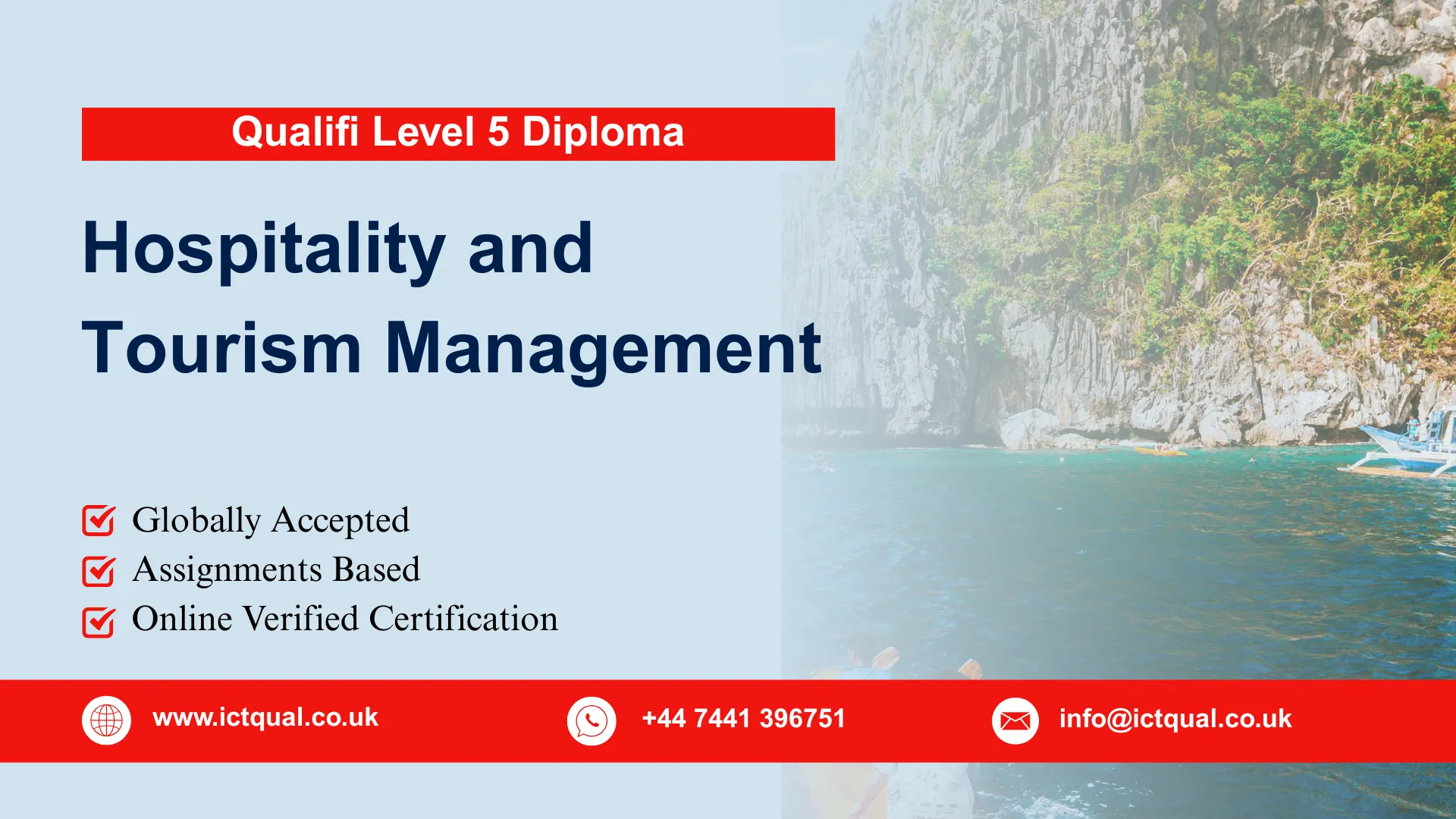 Qualifi Level 5 Diploma in Hospitality and Tourism Management