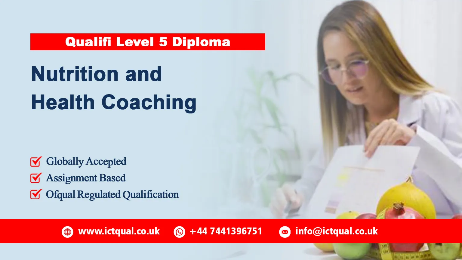 Qualifi Level 5 Diploma in Nutrition and Health Coaching