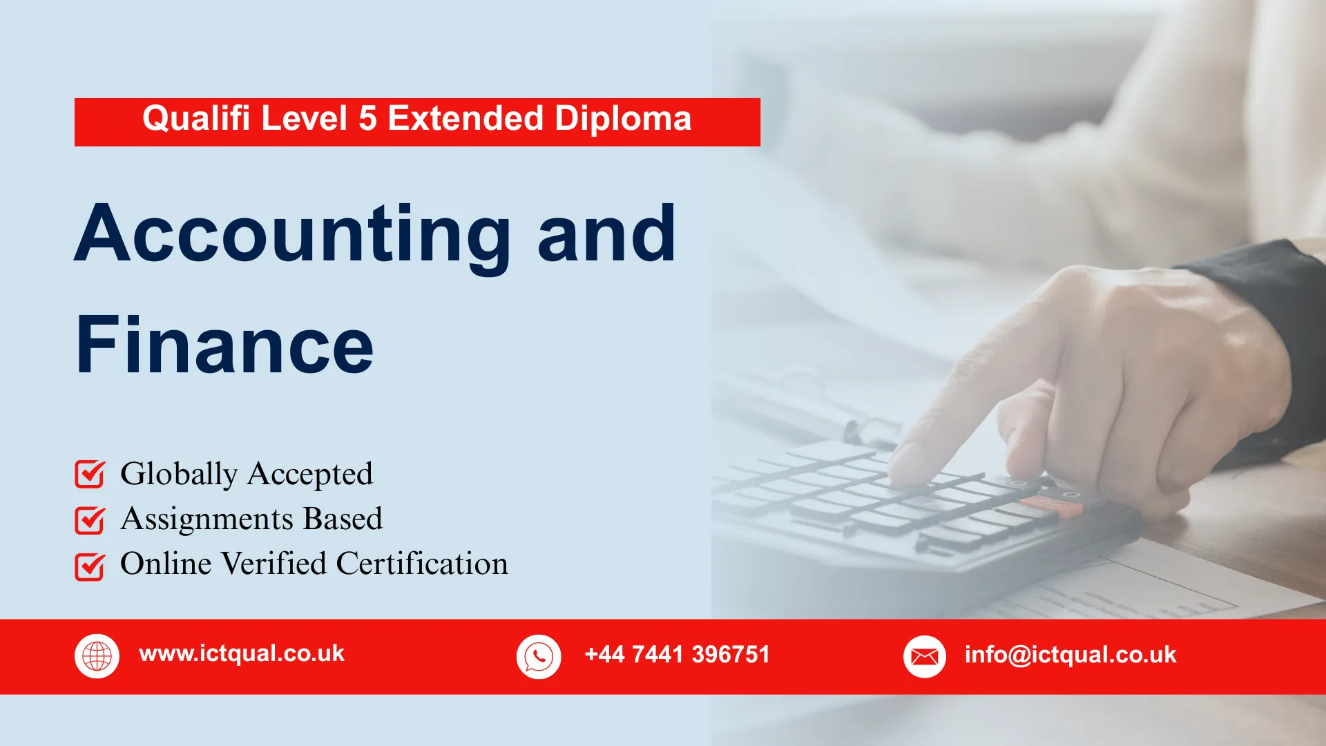 Qualifi Level 5 Extended Diploma in Accounting and Finance