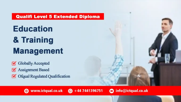 Qualifi Level 5 Extended Diploma in Education and Training Management