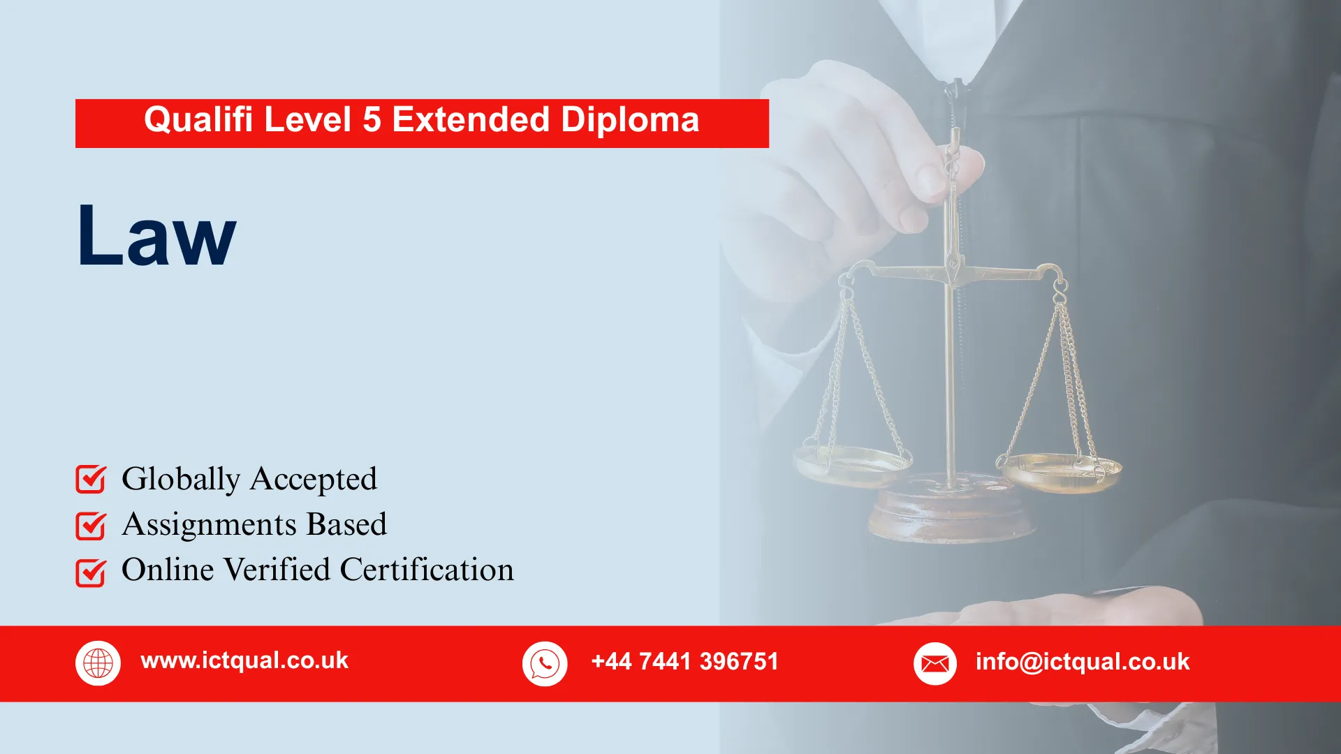 Qualifi Level 5 Extended Diploma in Law