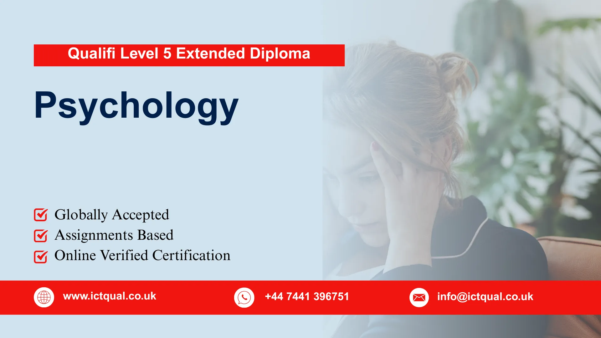 Qualifi Level 5 Extended Diploma in Psychology