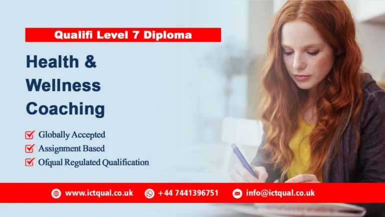 Qualifi Level 7 Diploma in Health and Wellness Coaching