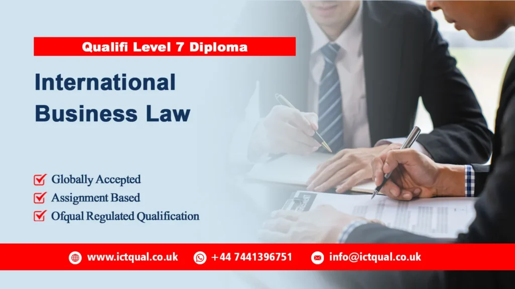 Qualifi Level 7 Diploma in International Business Law