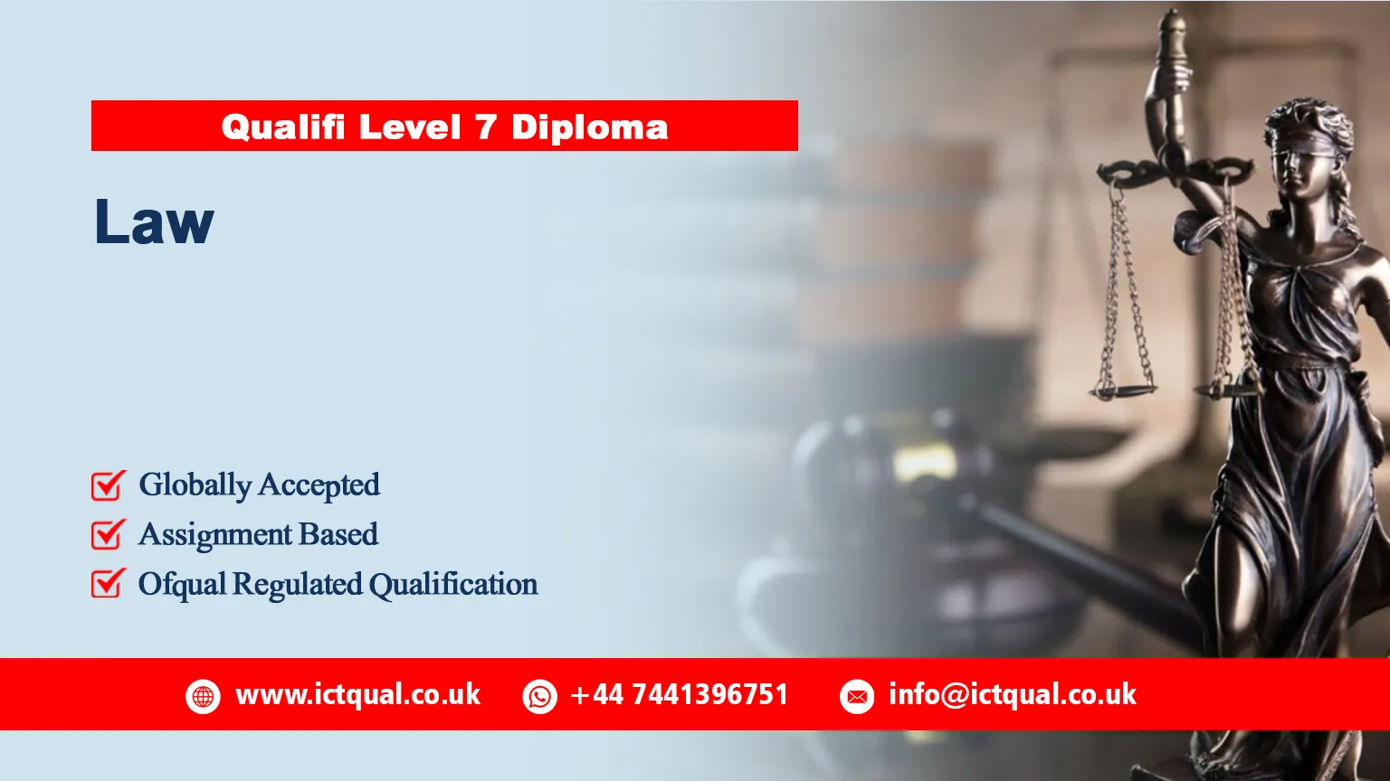 Qualifi Level 7 Diploma in Law