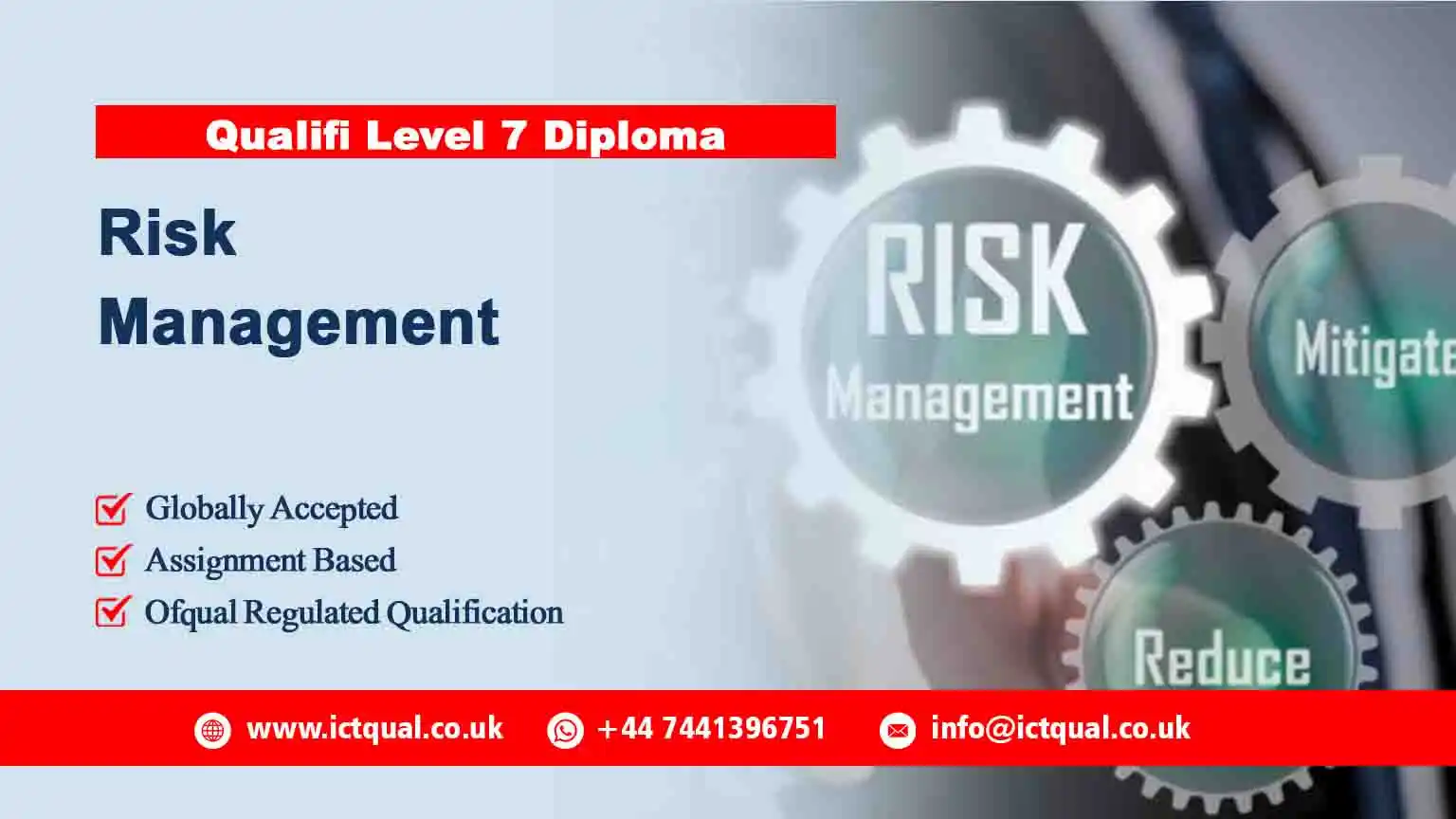 Qualifi Level 7 Diploma in Risk Management