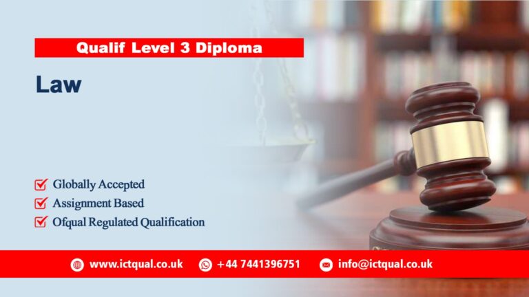 Qualifi Level 3 Diploma in Law