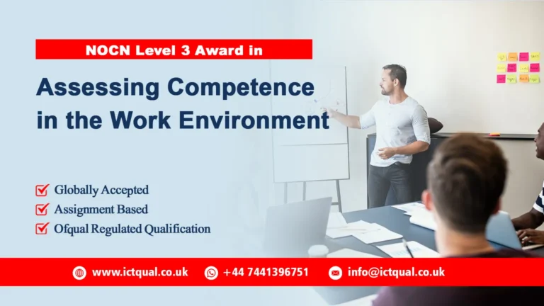 NOCN Level 3 Award in Assessing Competence in the Work Environment