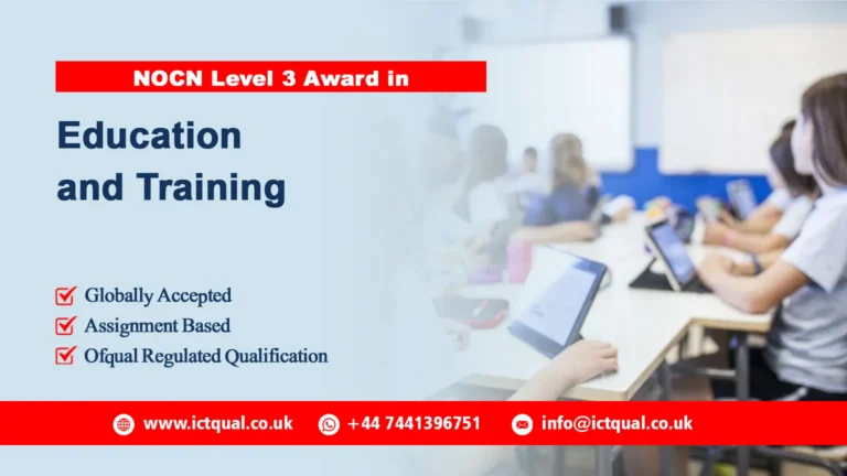 NOCN Level 3 Award in Education and Training