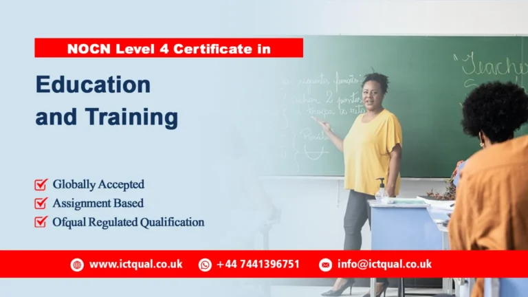 NOCN Level 4 Certificate in Education and Training