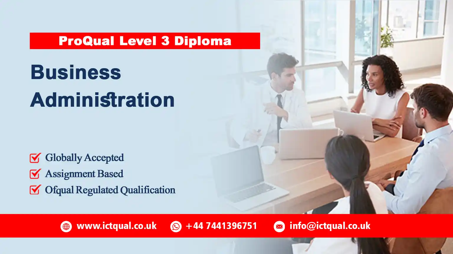 ProQual Level 3 Diploma in Business Administration