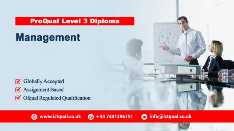 ProQual Level 3 Diploma in Management