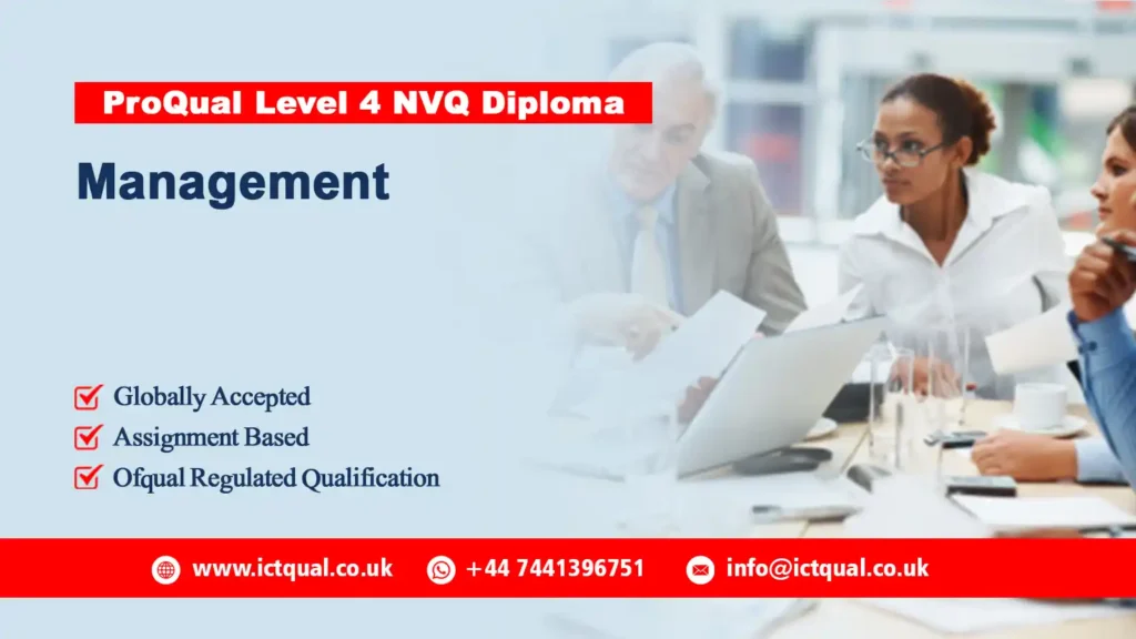 ProQual Level 4 NVQ Diploma in Management