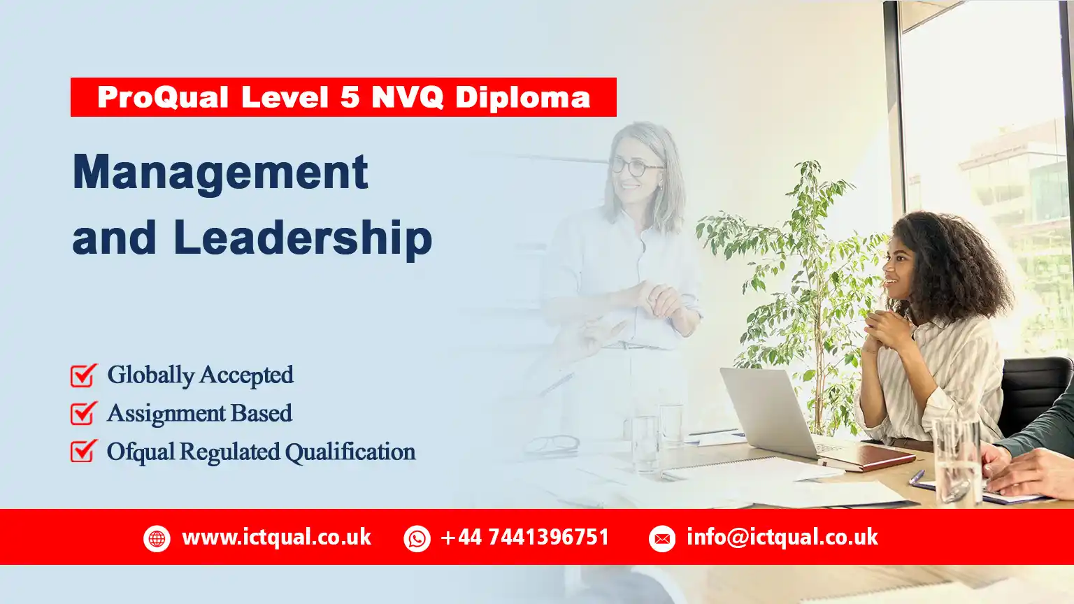 ProQual Level 5 NVQ Diploma in Management and Leadership