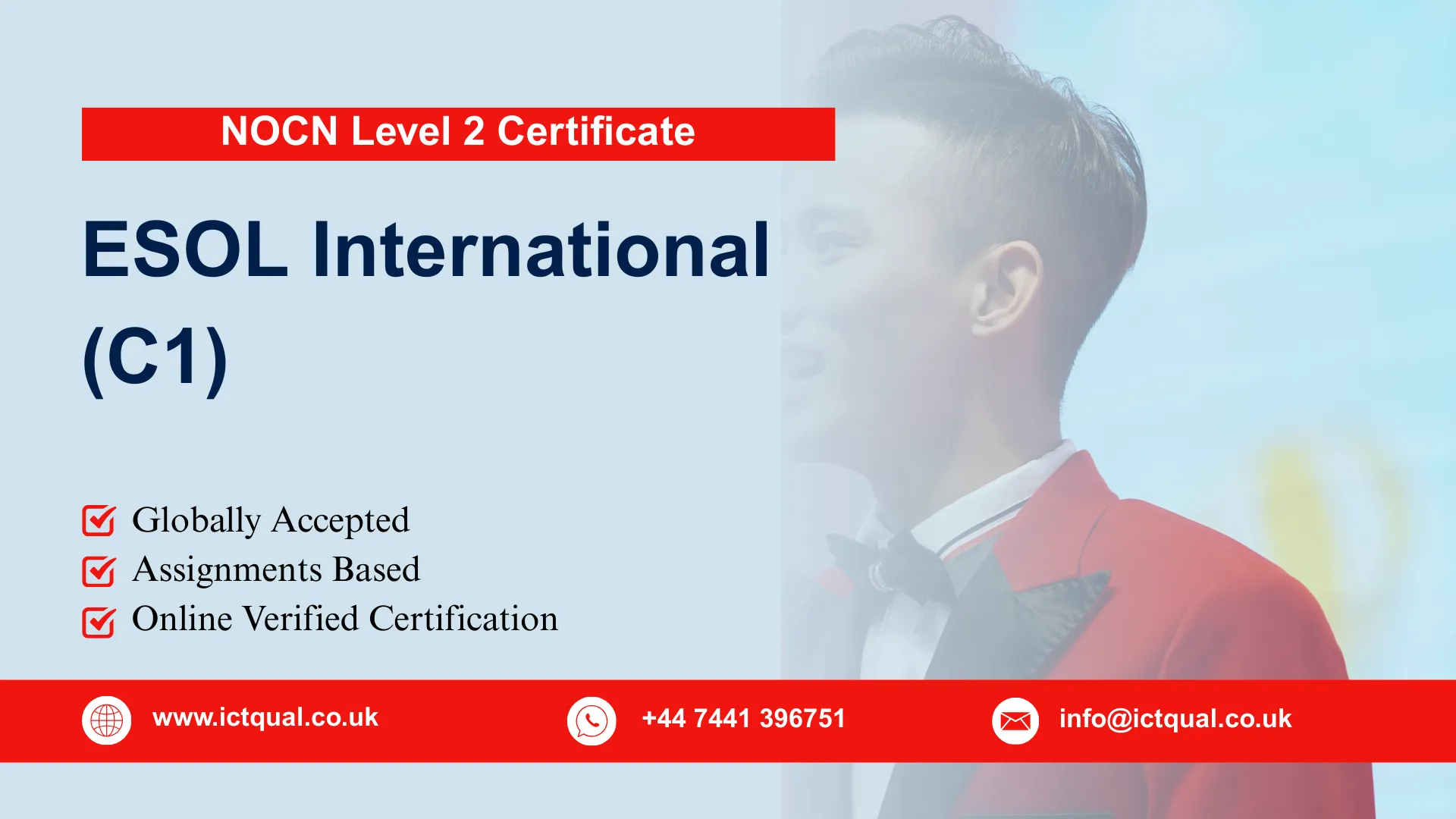 NOCN Level 2 Certificate in ESOL International (C1)
