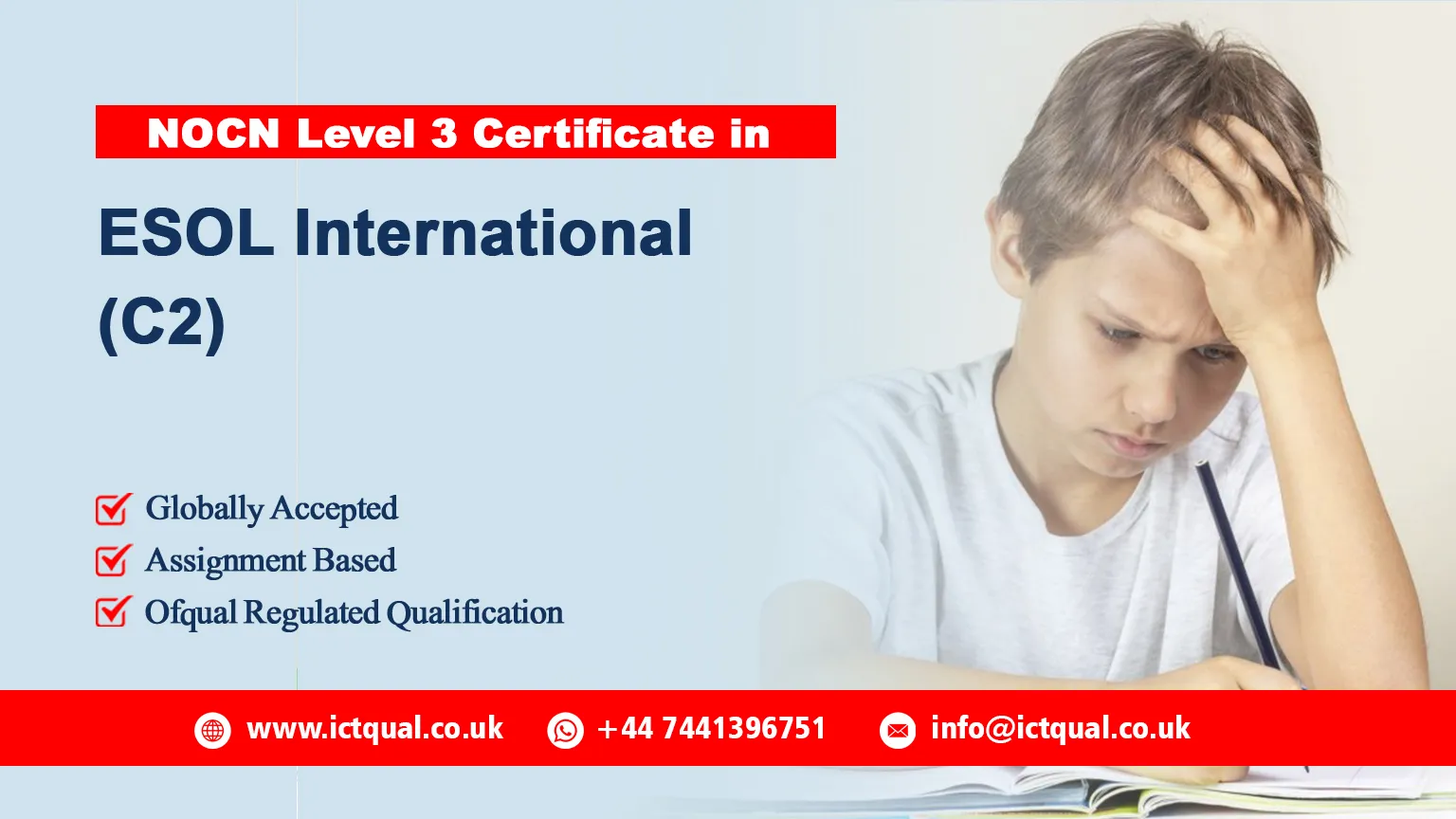 NOCN Level 3 Certificate in ESOL International (C2)