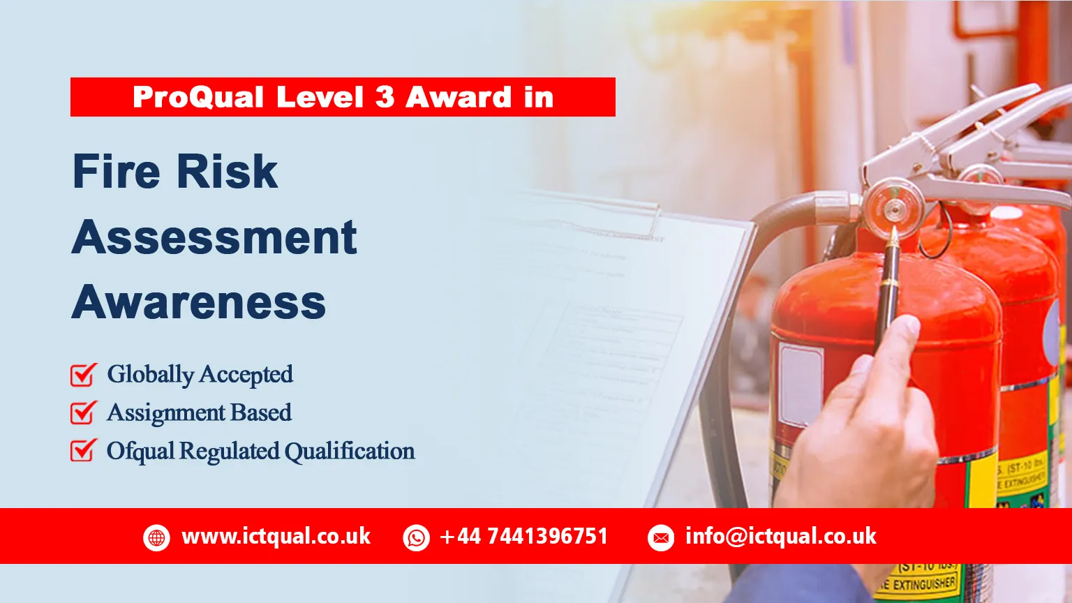 ProQual Level 3 Award in Fire Risk Assessment Awareness