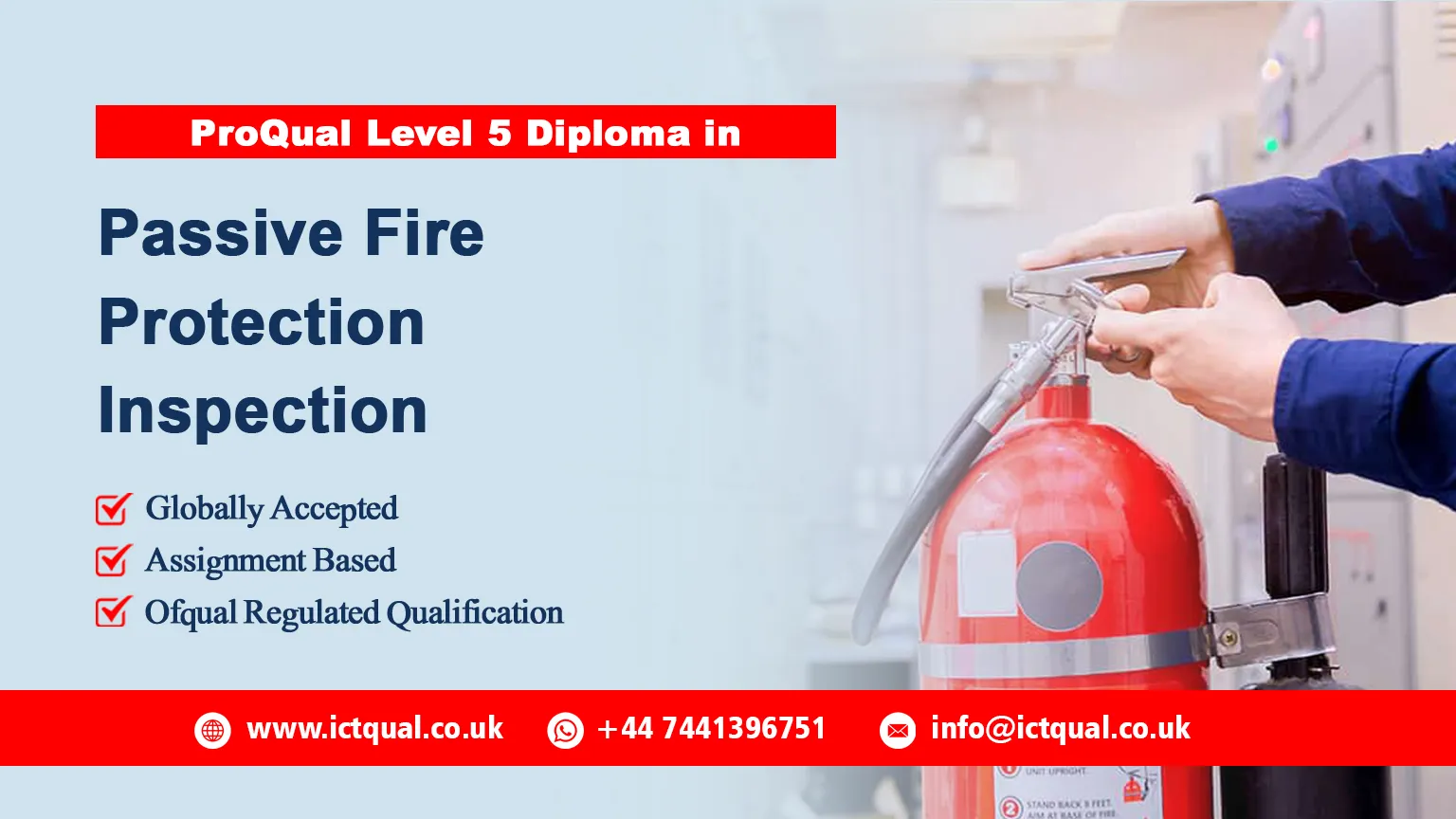 ProQual Level 5 Diploma in Passive Fire Protection Inspection