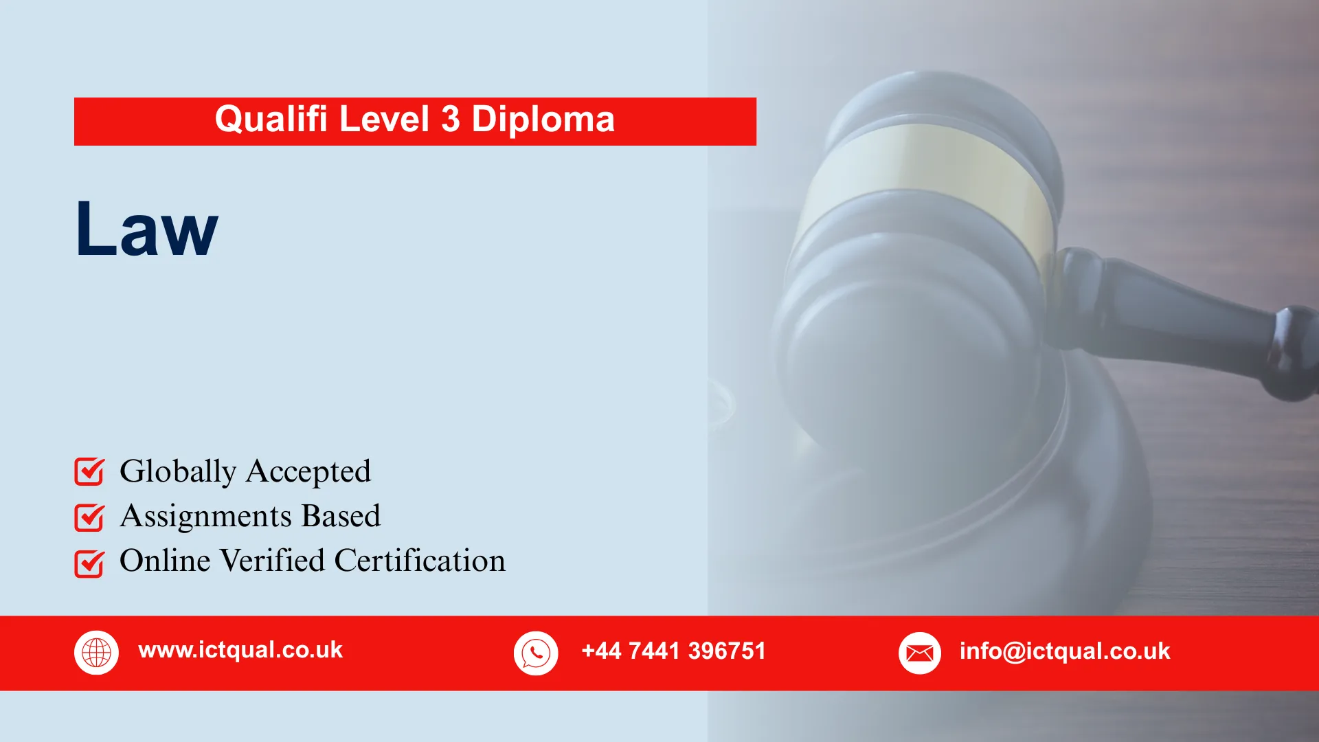 Qualifi Level 3 Diploma in Law