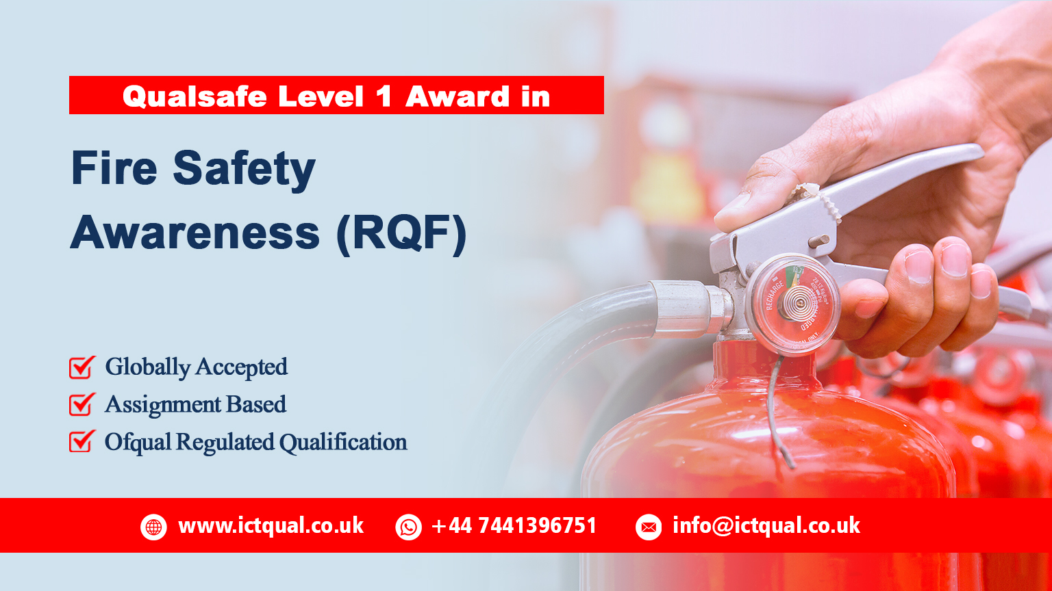 Qualsafe Level 1 Award in Fire Safety Awareness (RQF)