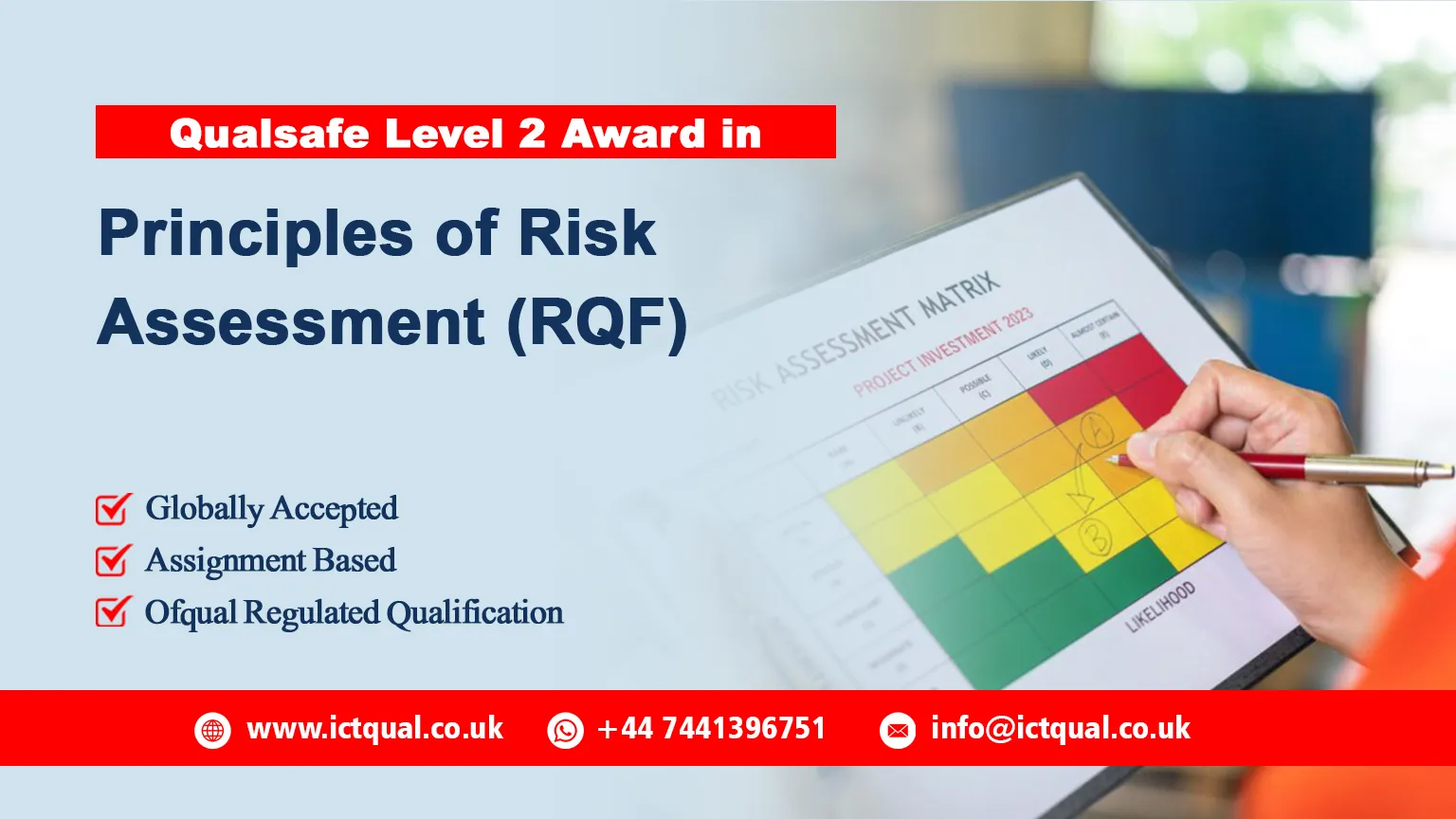 Qualsafe Level 2 Award in Principles of Risk Assessment (RQF)