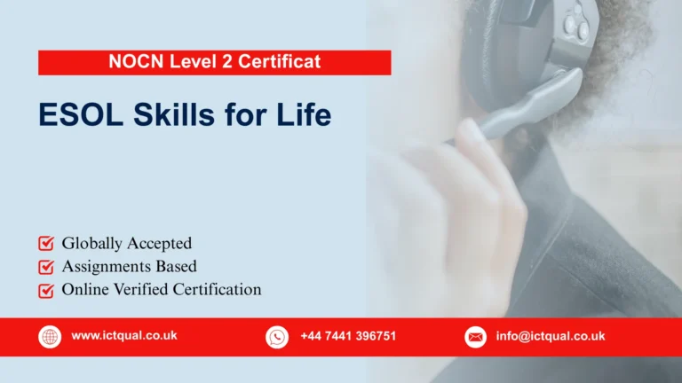 NOCN Level 2 Certificate in ESOL Skills for Life