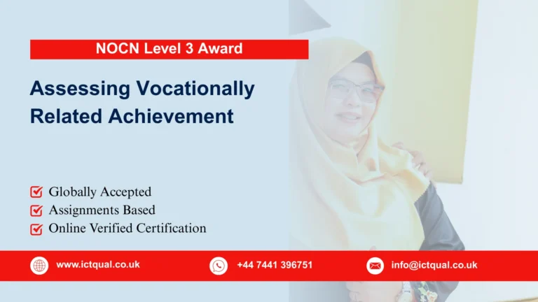 NOCN Level 3 Award in Assessing Vocationally Related Achievement