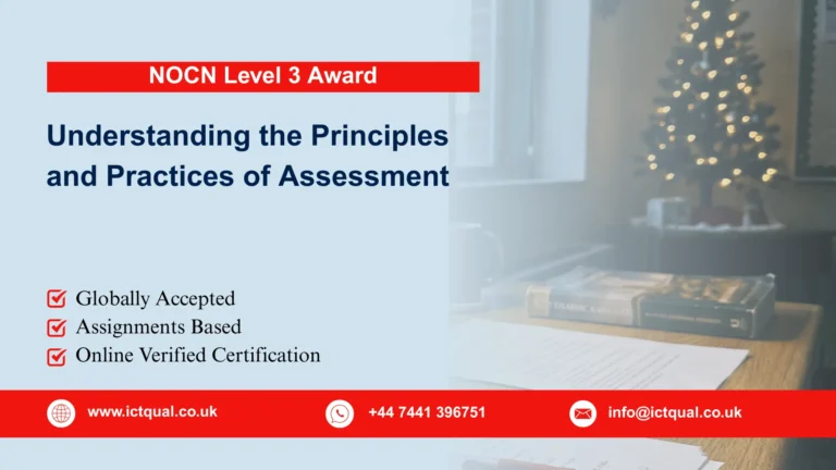NOCN Level 3 Award in Understanding the Principles and Practices of Assessment