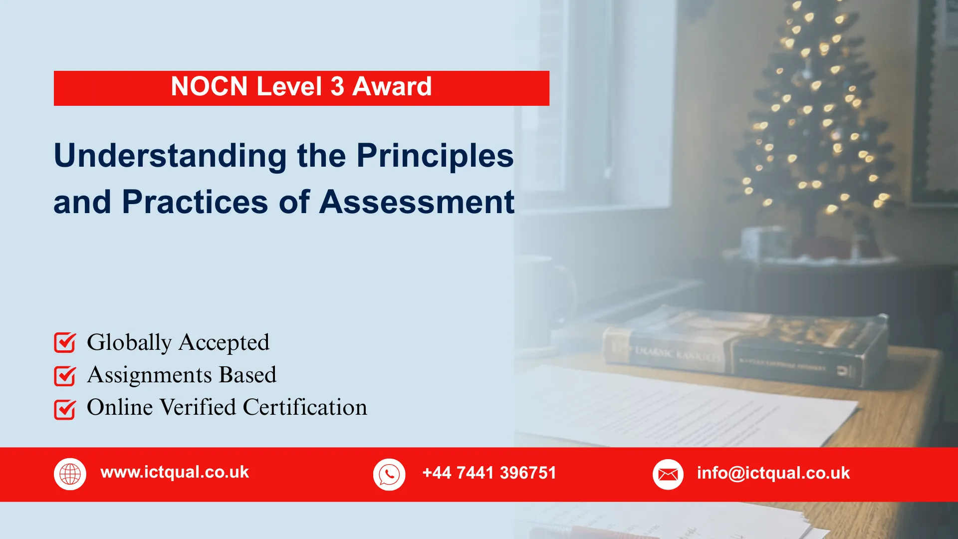 NOCN Level 3 Award in Understanding the Principles and Practices of Assessment
