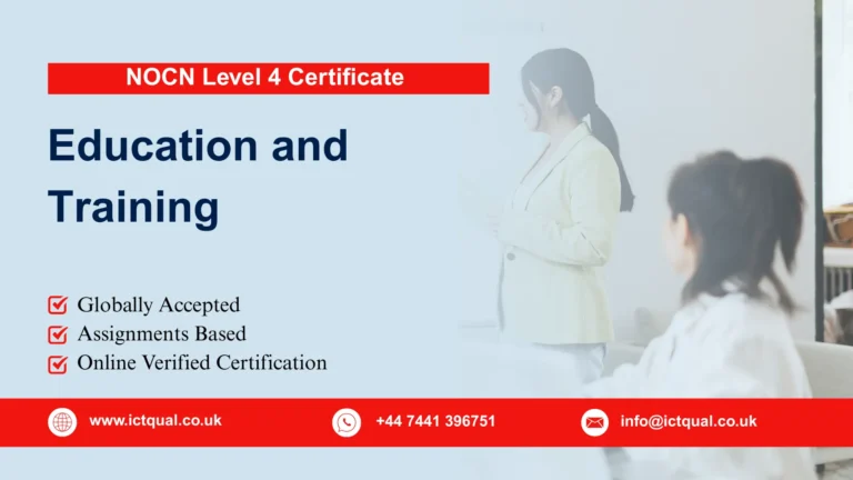 NOCN Level 4 Certificate in Education and Training